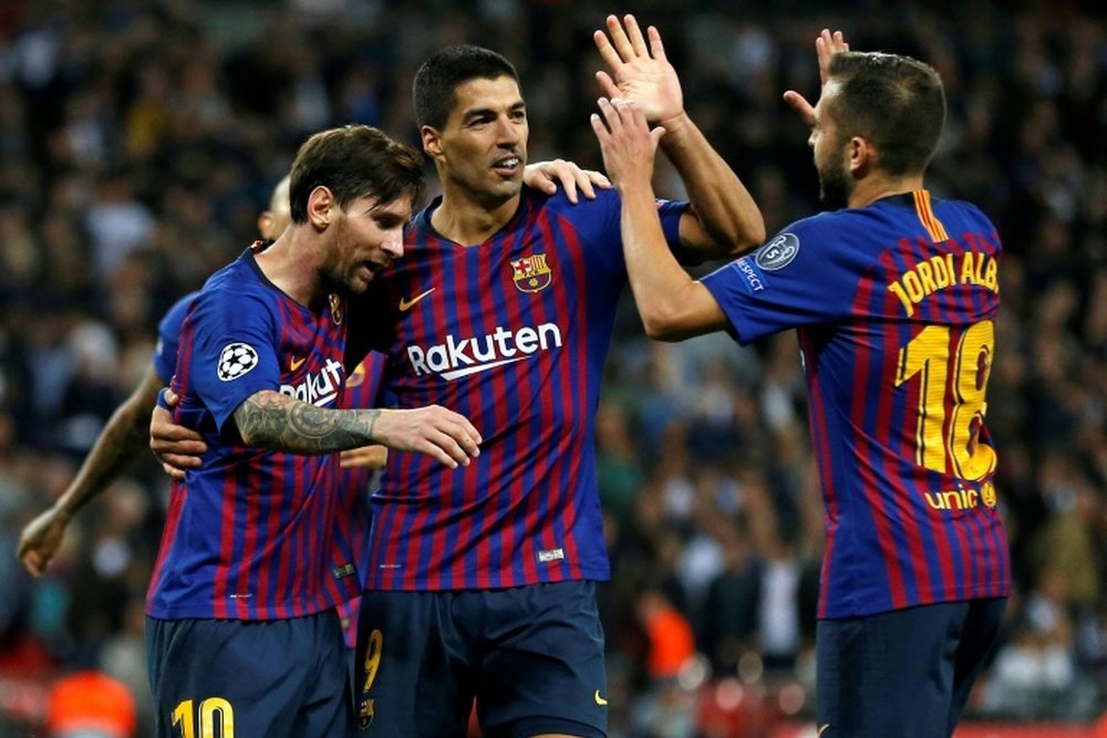 Le Barça peut égaler un record du Bayern. AFP