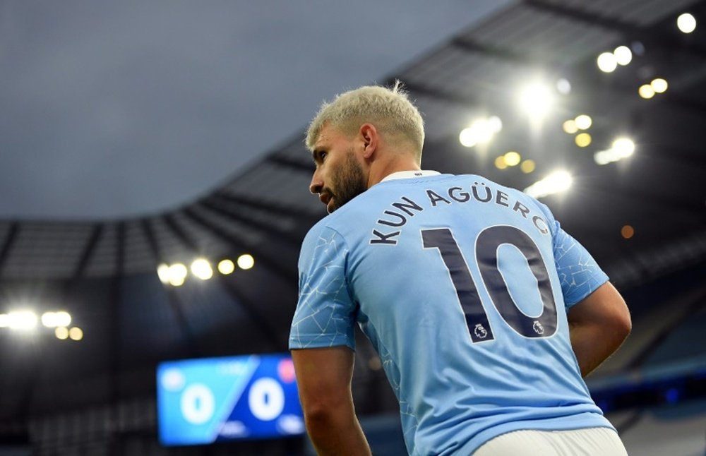 Sergio Aguero wants to stay in the Premier League. AFP
