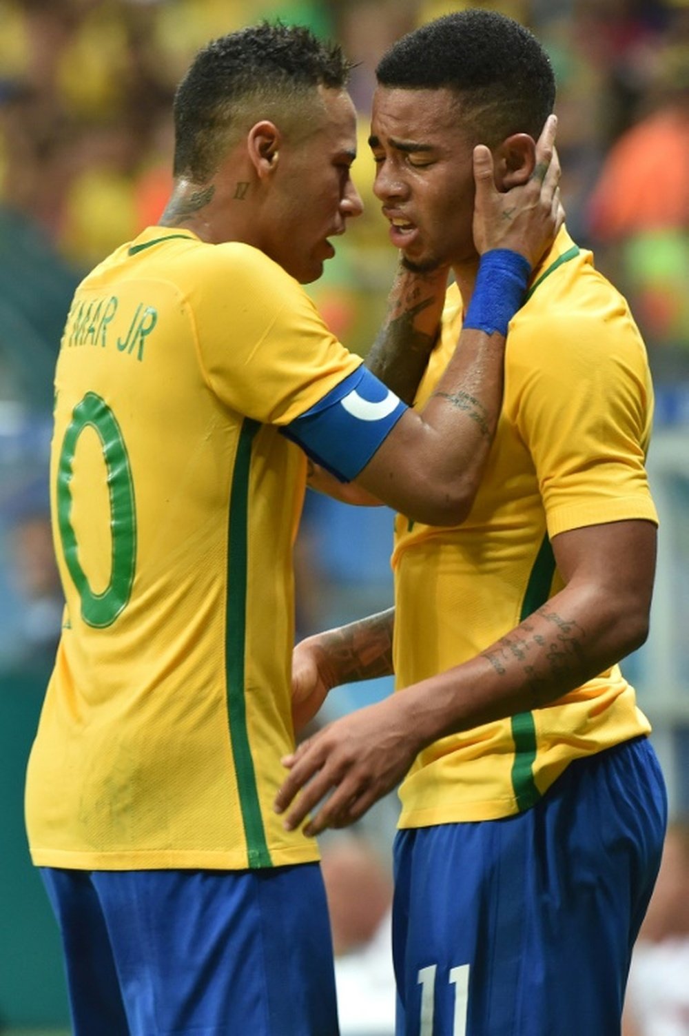 Neymar is very much the superstar of Brazil. AFP