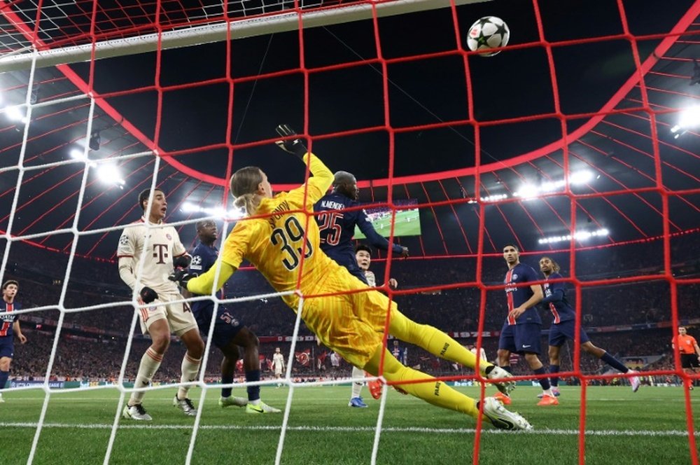El Bayern le ganó la partida al PSG. AFP