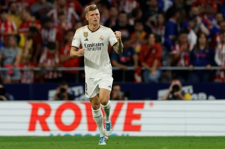 Kroos repasó su trayectoria en el Real Madrid. AFP