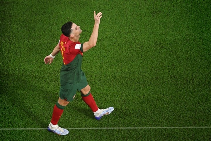 Cristiano Ronaldo becomes first man to score in five World Cups