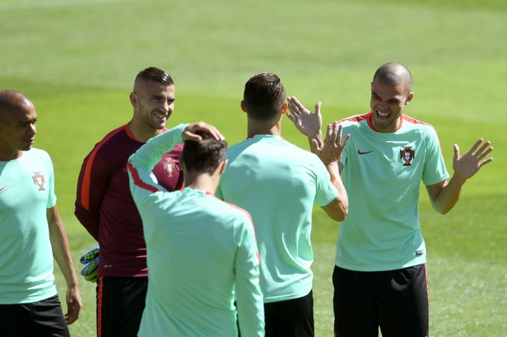 Pepe está con Portugal. AFP