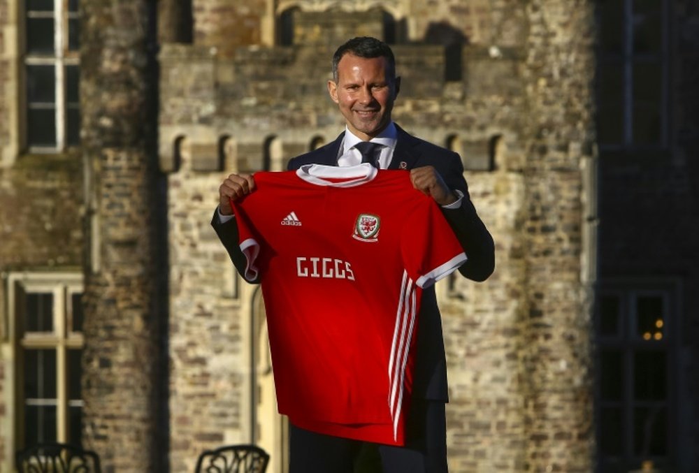 Giggs fue nombrado nuevo seleccionador de Gales. AFP