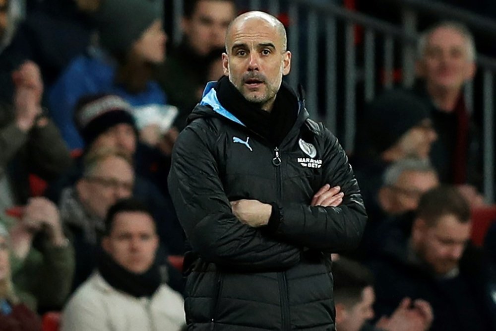 Pep spoke to Bannan. AFP