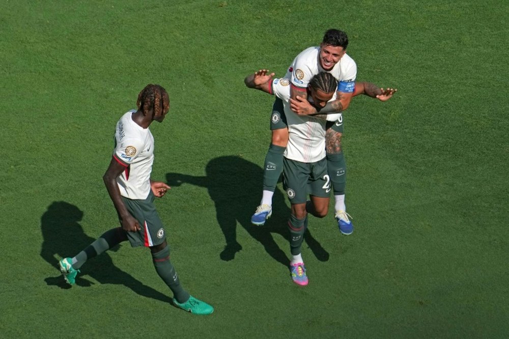 Joao Pedro explained why he did not celebrate his brace against Fluminense. AFP