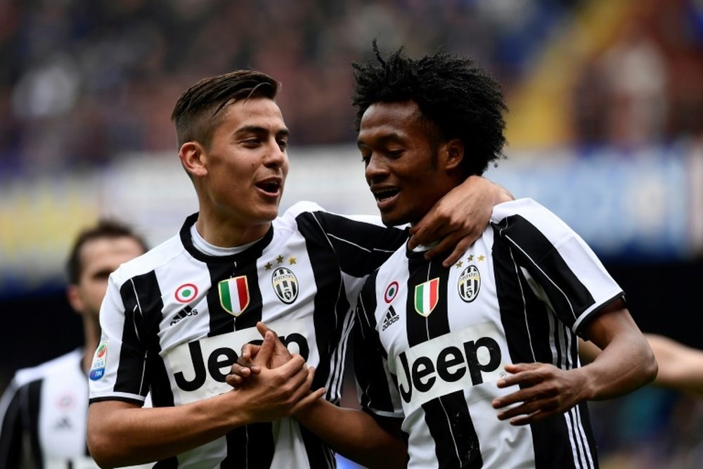 Compañeros en la Juventus y rivales en el Mundial. AFP