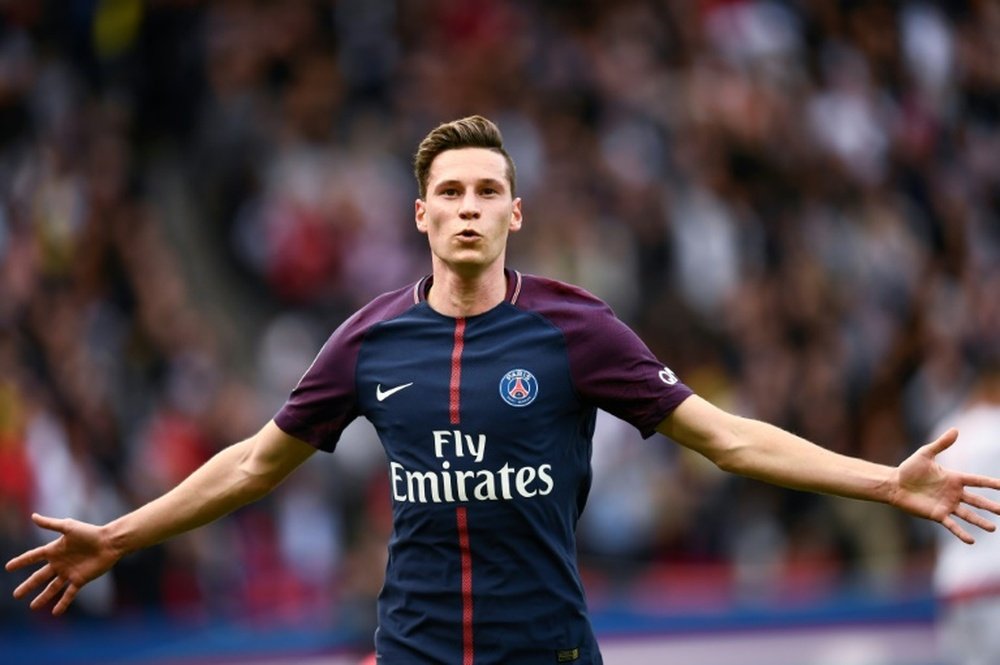 Draxler ha visto disminuida notablemente su participación en el equipo parisino. AFP