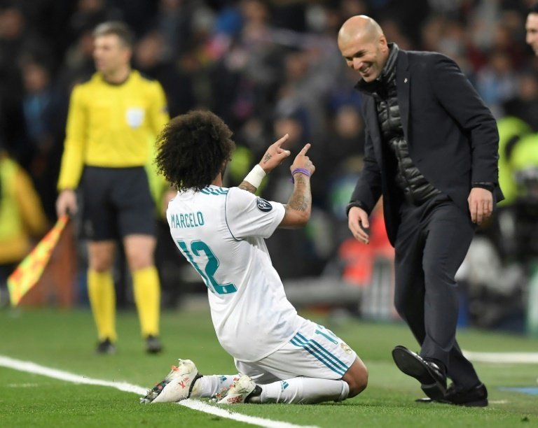 Zidane's clever substitutions changed the game at the Bernabeu. AFP