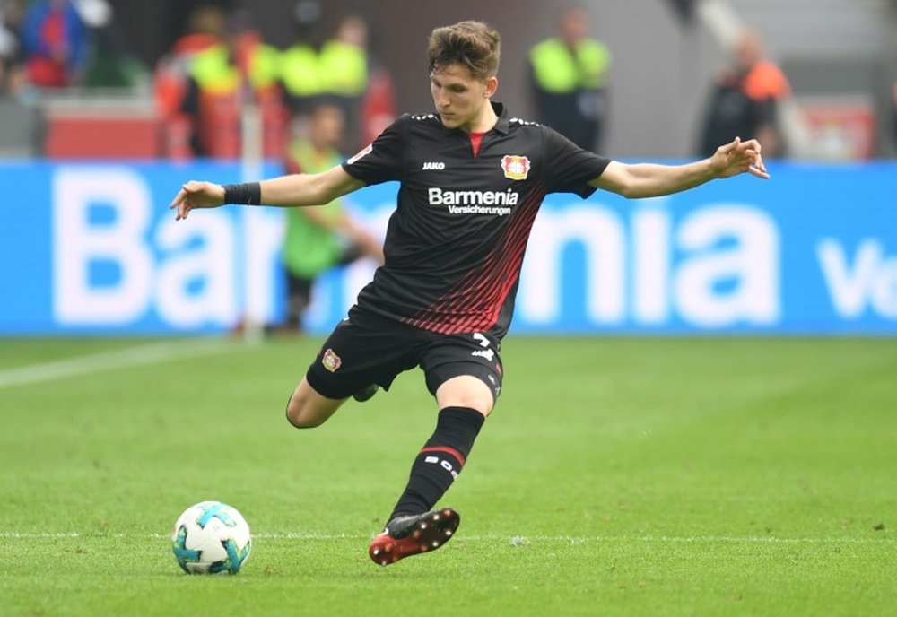 Retsos apunta al Hellas Verona. AFP