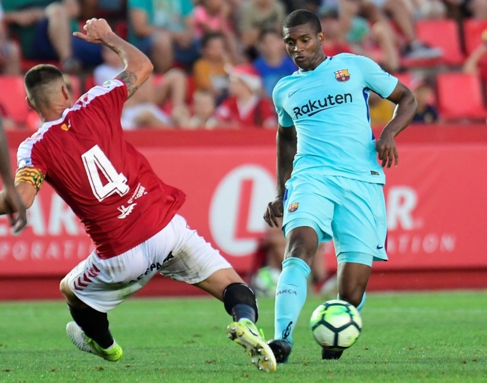 Marlon tiene los días contados en el Barcelona. AFP