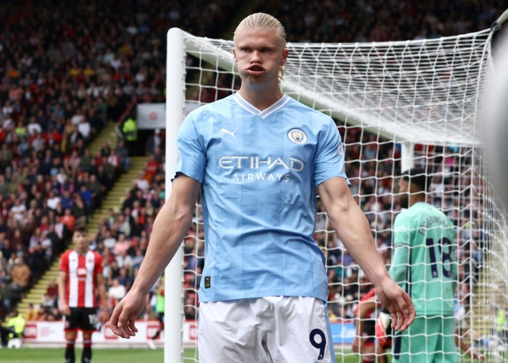 Haaland 'MVP' da Premier League 22-23; seleção do campeonato é dominada pelo City. AFP