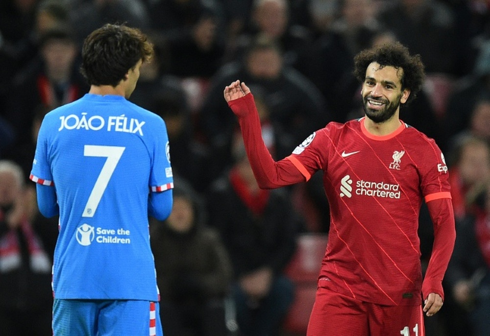 El Liverpool venció 2-0 al Atlético. AFP