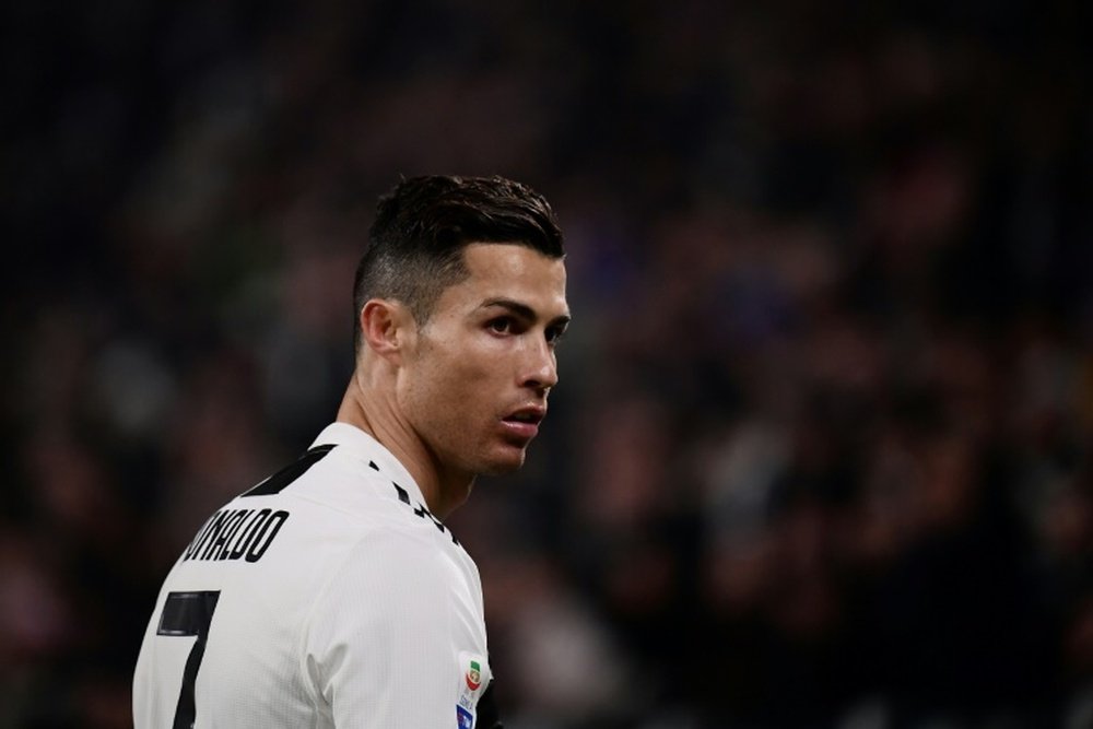 L'attaquant portugais de la Juventus Turin Cristiano Ronaldo lors d'un match de Serie A contre Frosinone, le 15 février 2019 à Turin