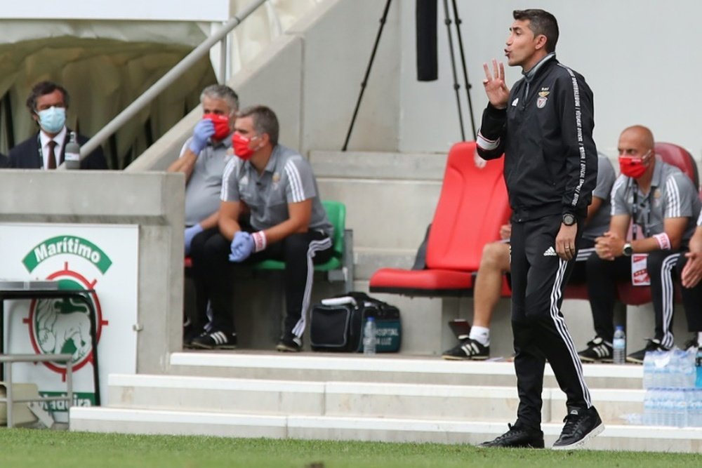 Bruno Lage não é mais treinador do Benfica. AFP