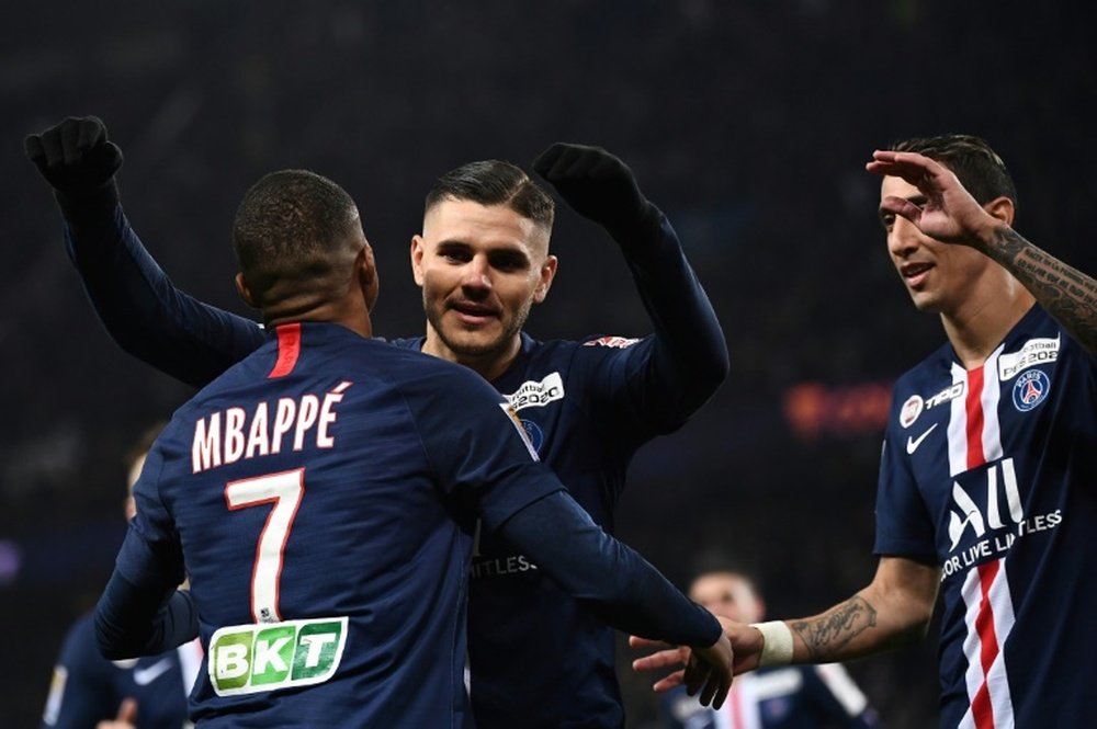 Mauro Icardi a de grandes chances de continuer son parcours avec l’équipe parisienne. AFP