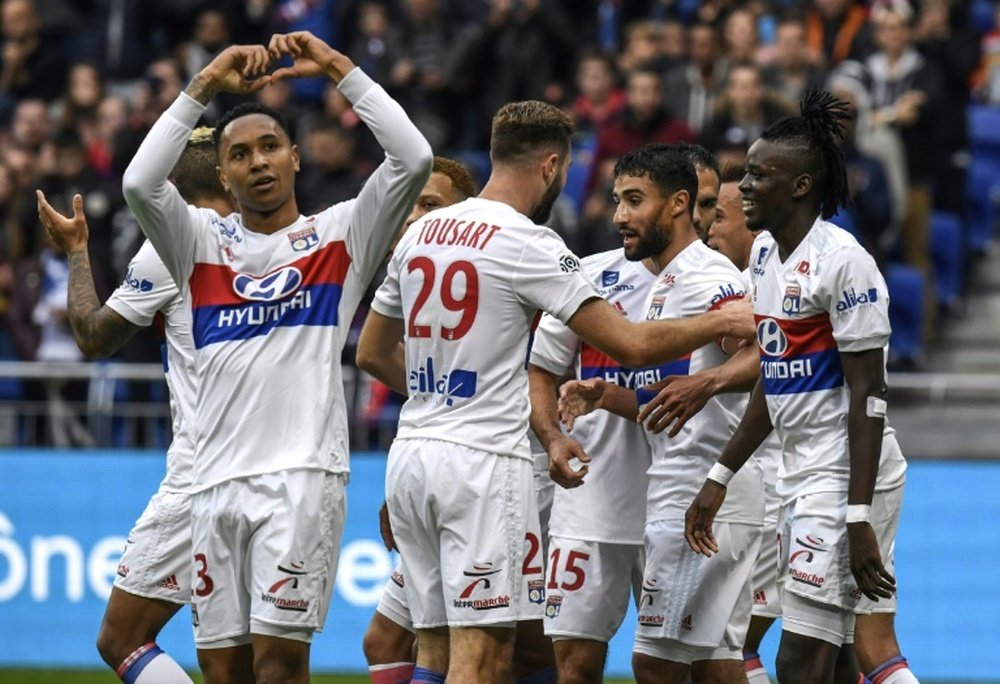 O Lyon venceu por 2-0 na receção ao Metz. AFP
