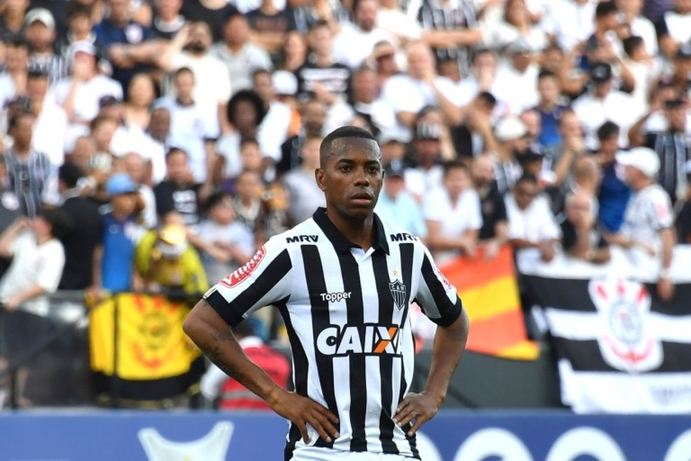 Robinho could return to Santos again. AFP