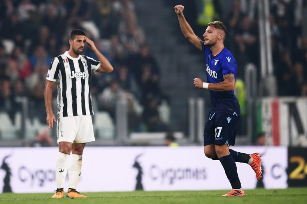Juventus suffered a rare home defeat at the hands of Lazio. AFP