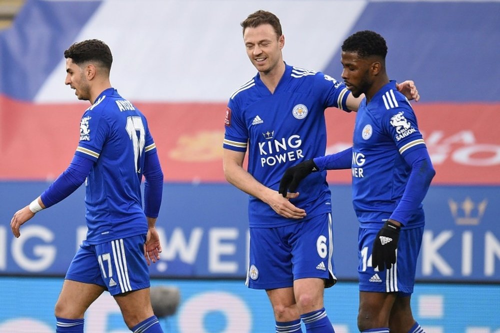 O Leicester pode voltar a jogar uma final de Copa. AFP