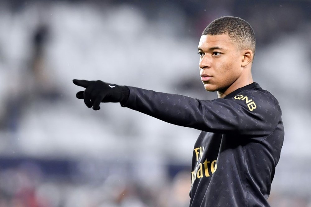 PSG Kylian Mbappé. AFP