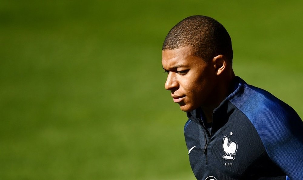 Elogios para Mbappé. AFP