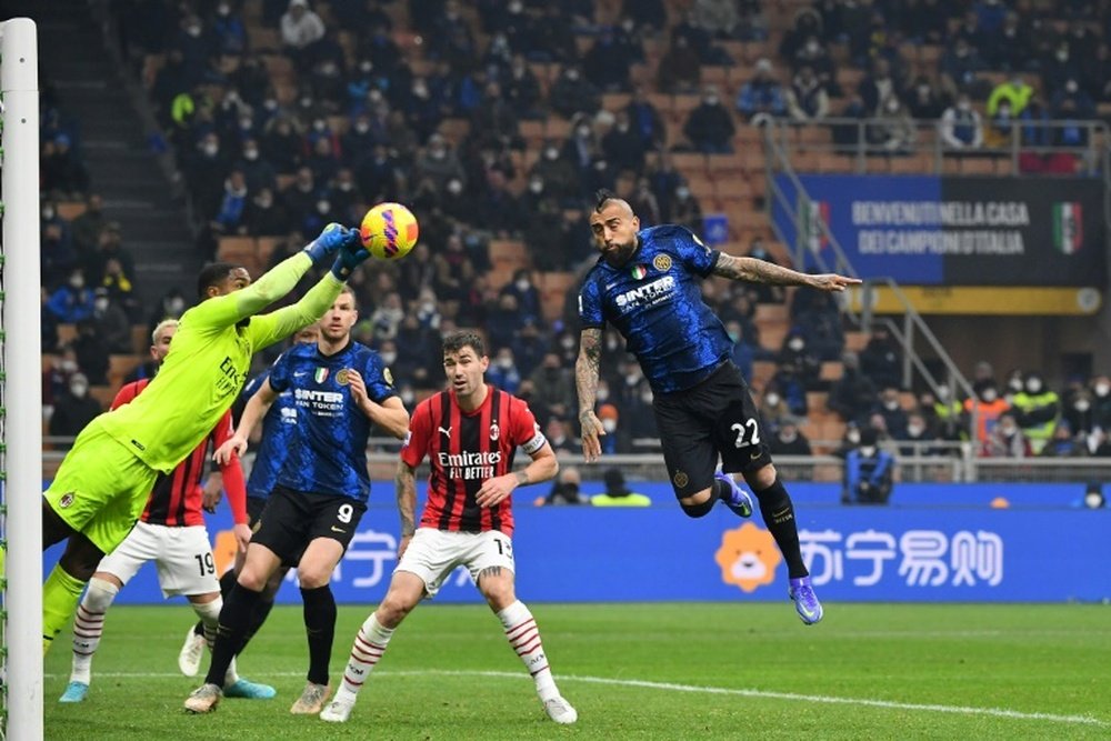 Compos probables : Milan-Inter. AFP