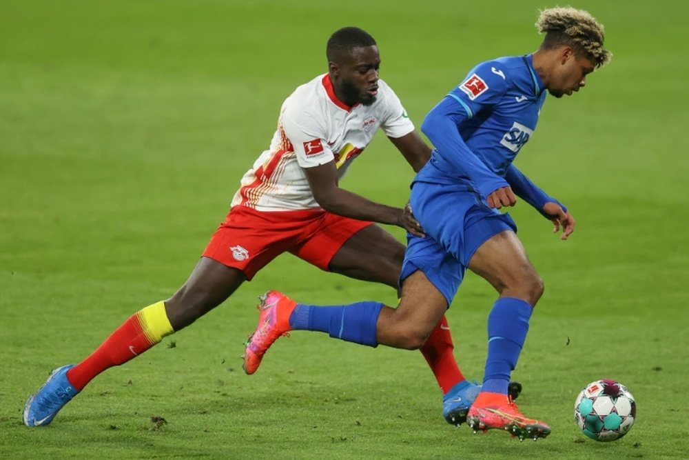 El RB Leipzig fue incapaz de doblegar al Hoffenheim. AFP