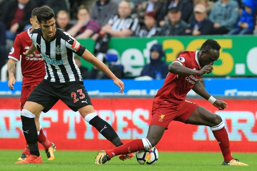 El Newcastle no quiere dejar marchar a Mikel Merino. AFP/Archivo