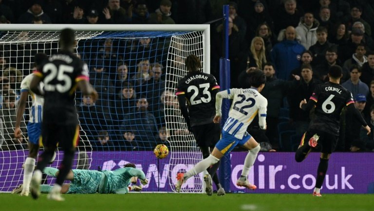 El Chelsea volvió a perder en Brighton. AFP