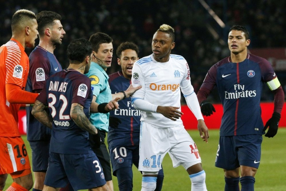 El PSG ha pagado cara su victoria ante el Olympique de Marsella. AFP
