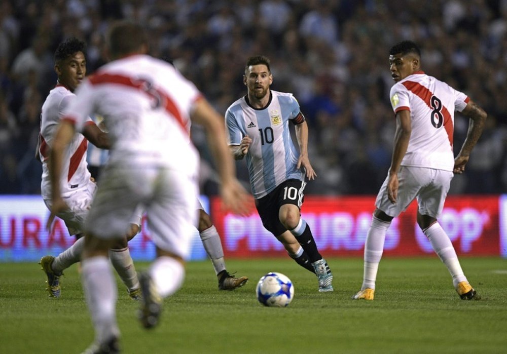 Lionel Messi n'a pas été décisif pour l'Argentine à Buenos Aires. AFP