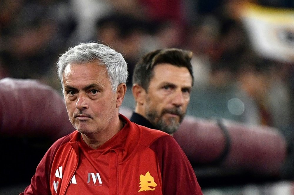 Mourinho évoque l'affaire des paris en Serie A. AFP