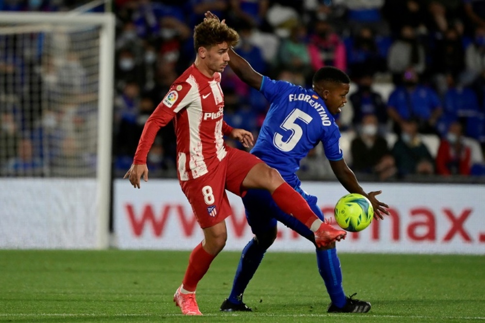 Griezmann volvió al Atlético de Madrid. AFP