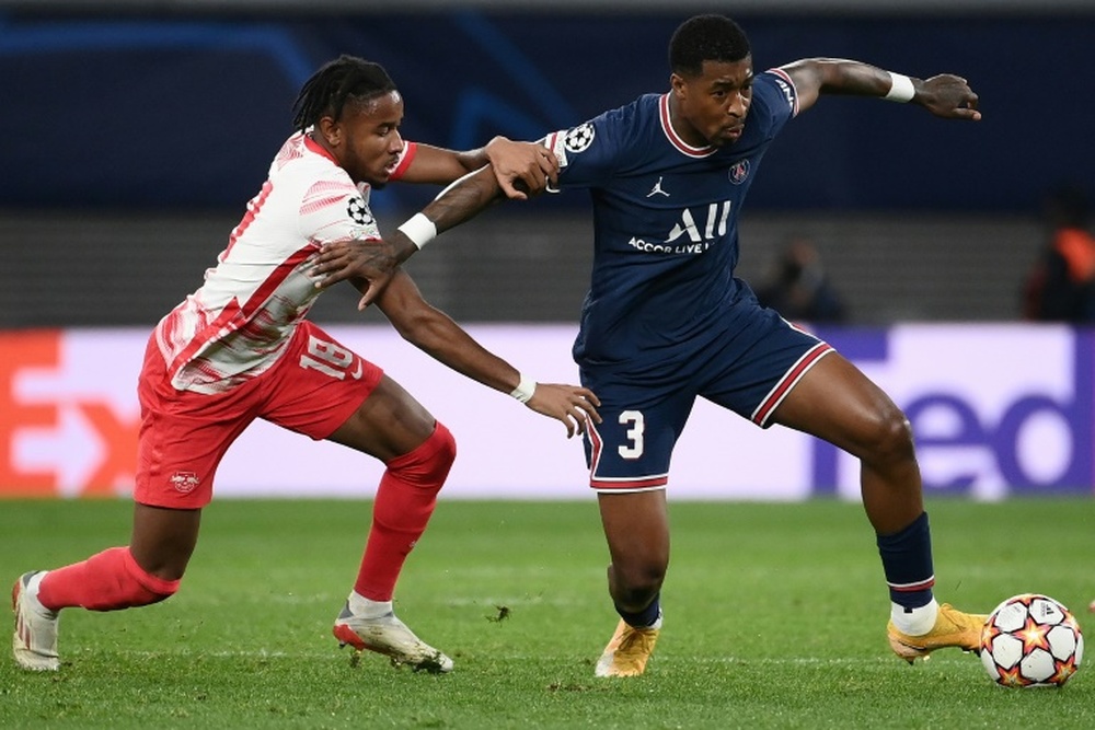 Dernier entraînement sans Kimpembe mais avec Ramos et Herrera. AFP