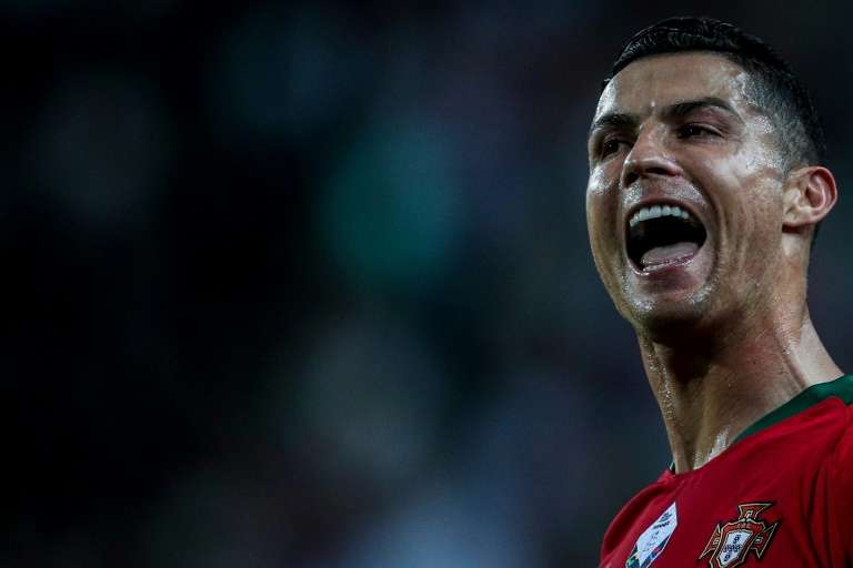 Cristiano Ronaldo logró este lunes un nuevo hito en su carrera. AFP