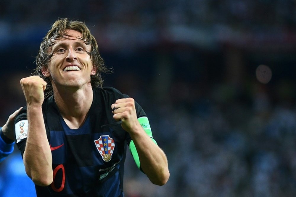 Modric was named The Best FIFA Men's Player of 2018. AFP