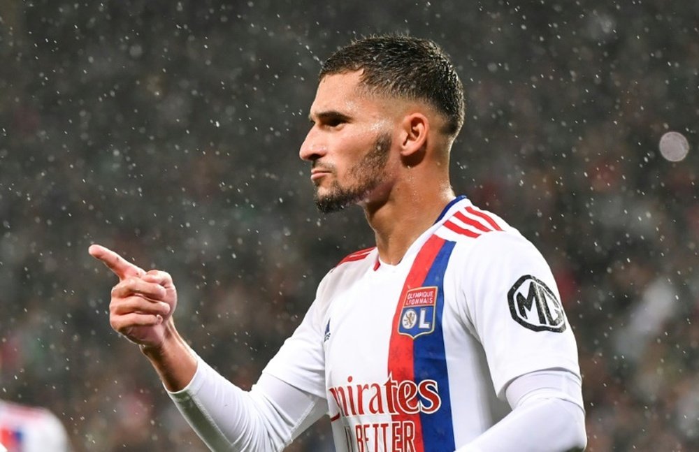 Lyon are keen to keep Houssem Aouar. AFP
