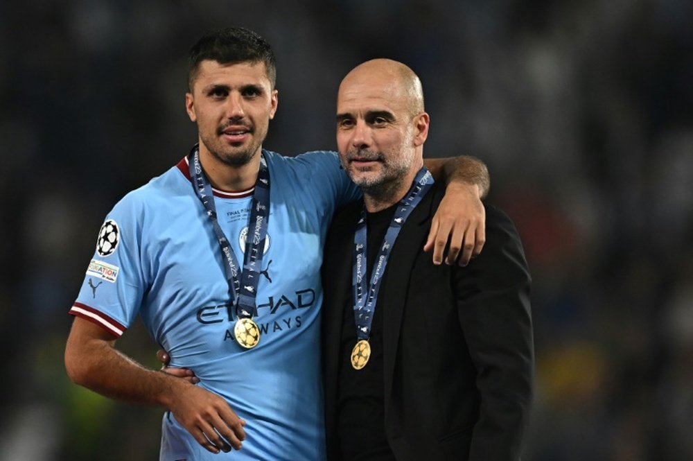 Rodri est élu joueur de l'année en Ligue des champions .afp