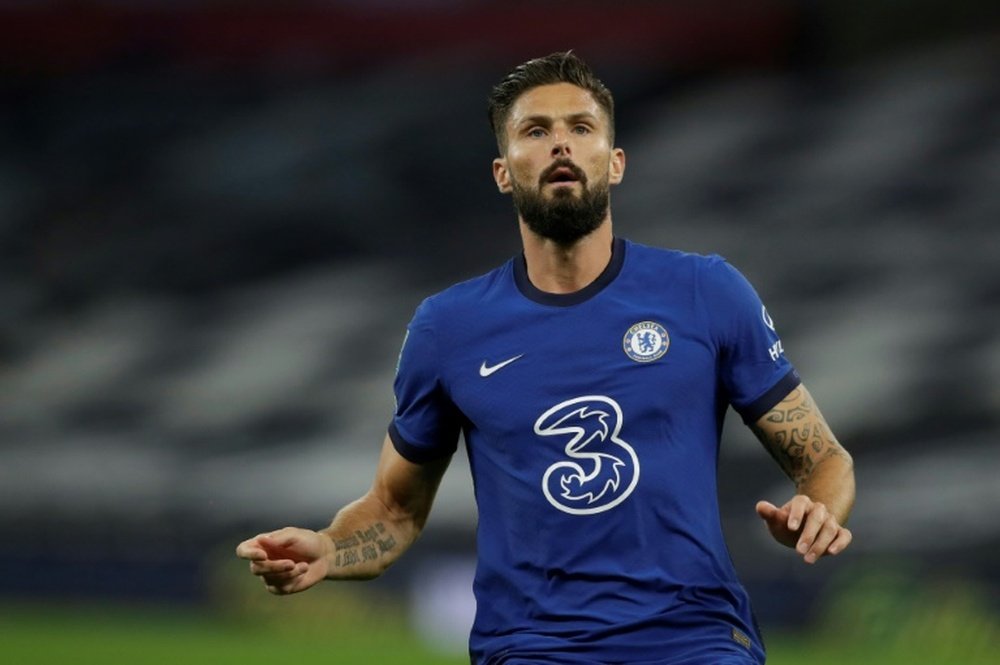 Giroud thinks he can still play a part at Chelsea. AFP