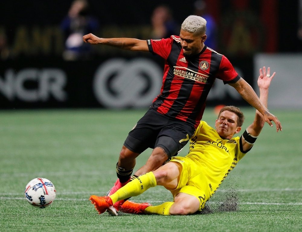 L'Atlanta a été stoppé net en play-offs MLS par le Columbus. AFP