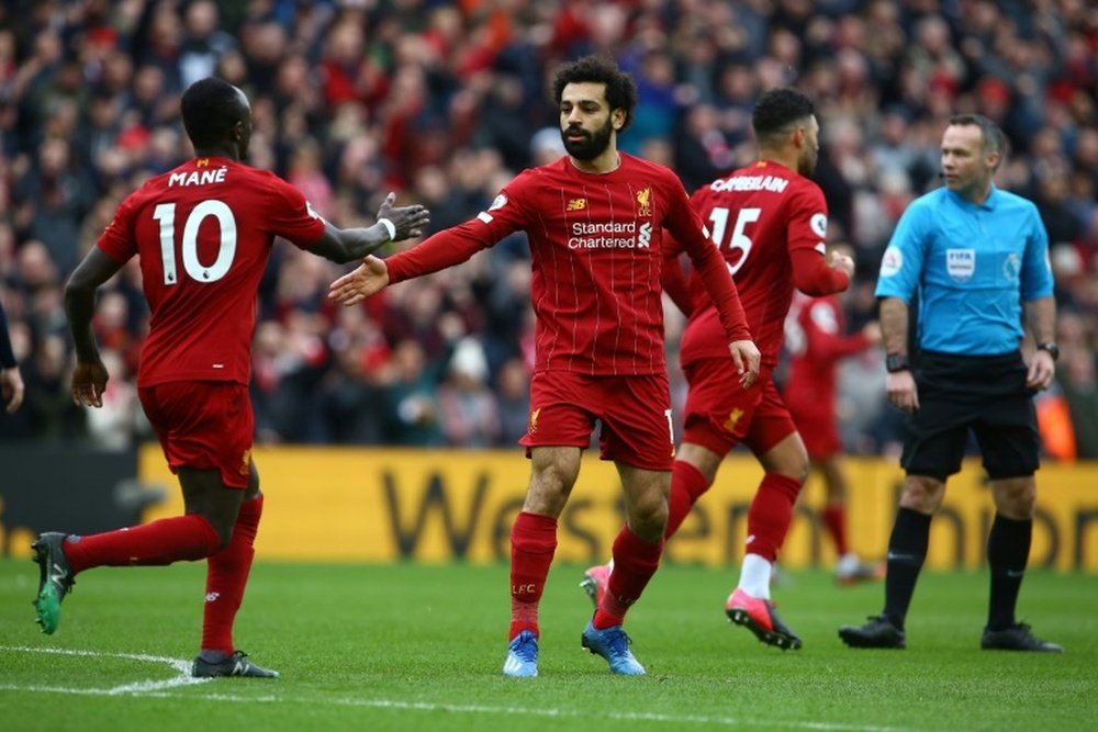Ex-Real Madrid e Liverpool falou sobre Salah e Mané. AFP