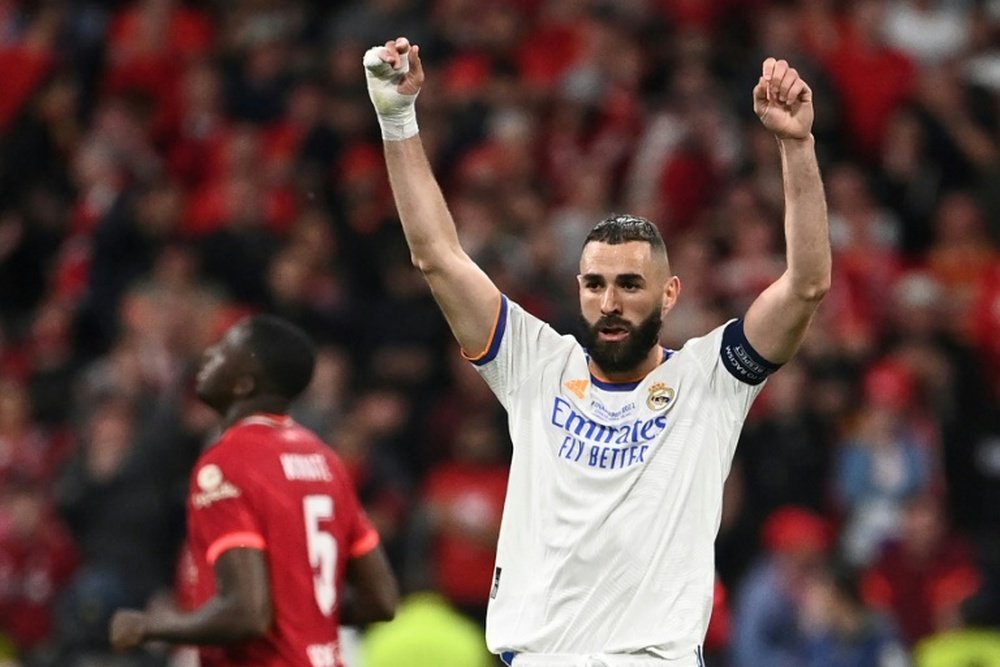 Karim Benzema devrait bientôt prolonger avec le Real jusqu'en 2024 ! AFP