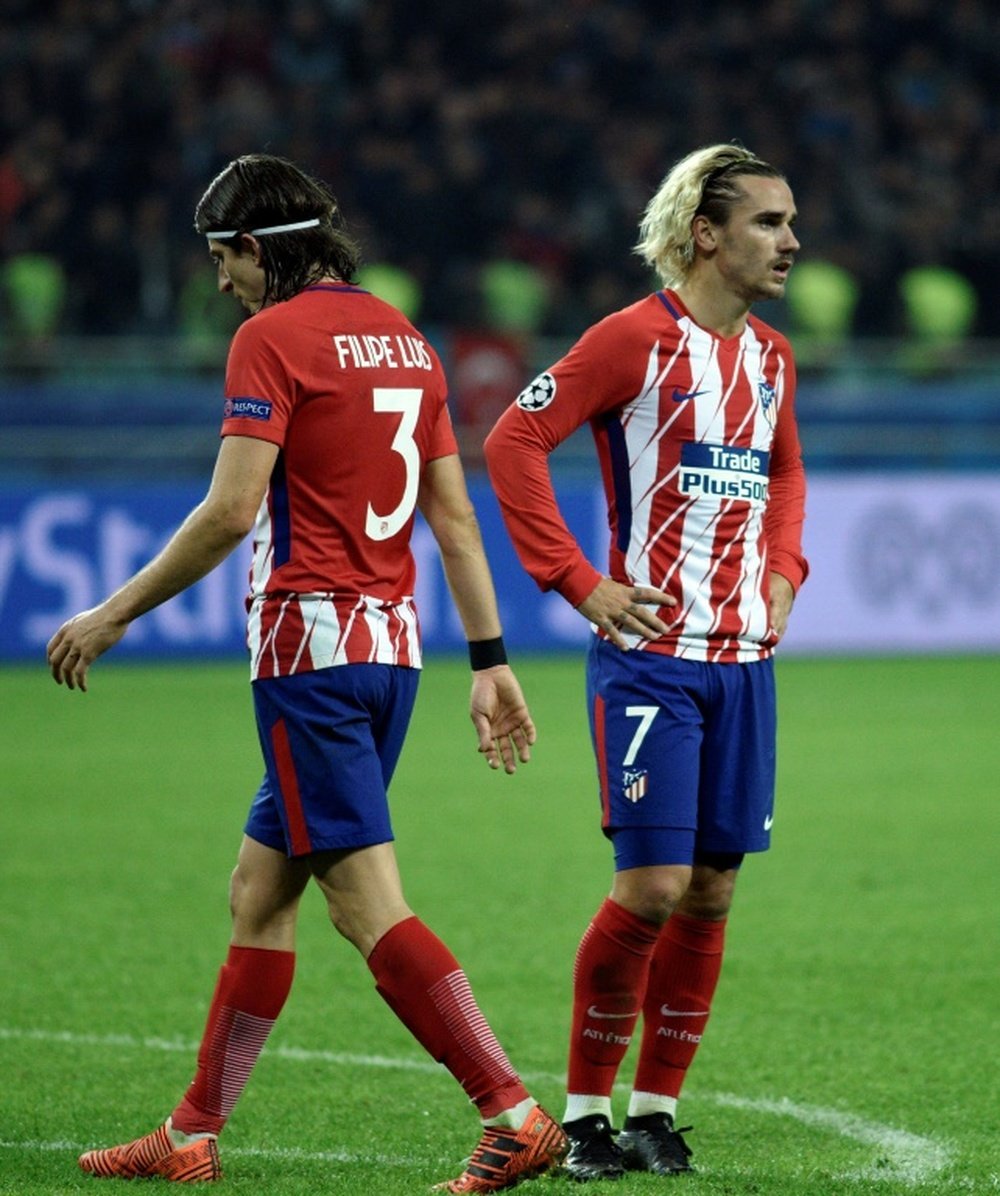 El Atlético de Madrid se estrelló en Azerbaiyán. AFP