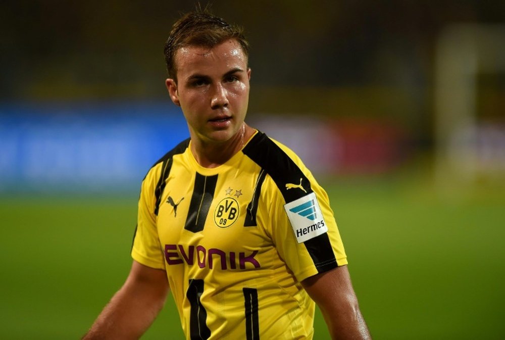 Gotze makes first Borussia Dortmund start in seven months. AFP