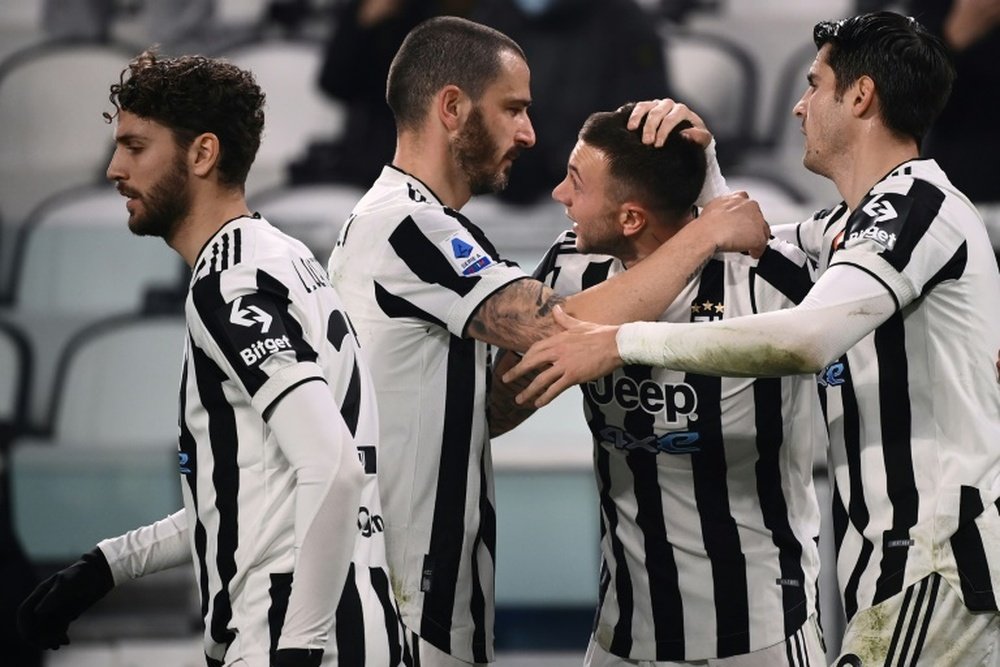La Juve negocia por Davide Fratessi y Giacomo Raspadori, ambos jugadores del Sassuolo. AFP