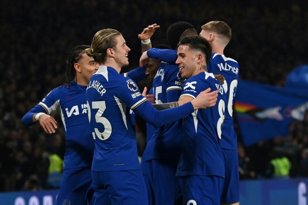 El Chelsea venció por 3-2 al Newcastle. AFP