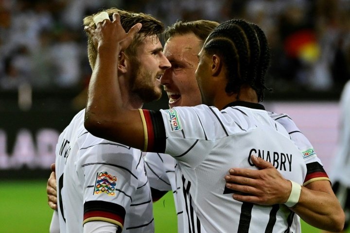 A Alemanha dá um sacode na campeã da Europa. AFP