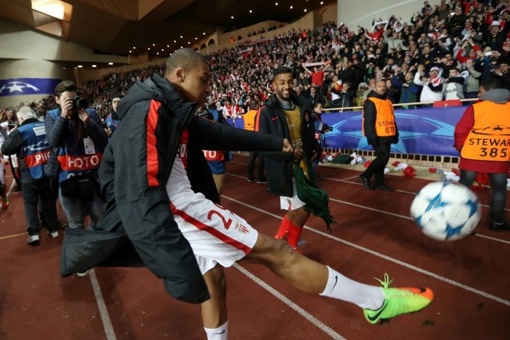 La aportación de Mbappé en el partido contra el PSV fue casi nula. AFP/Archivo