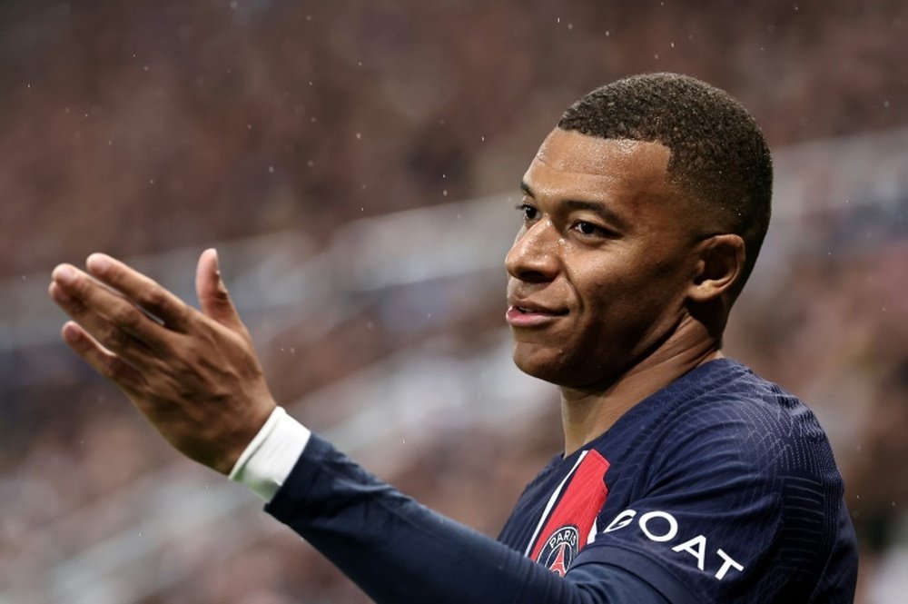 Mbappe is always in the spotlight. AFP